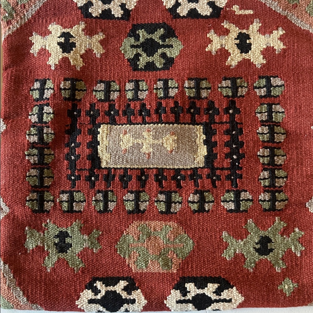 Rare wool blend Pottery Barn pillow cover